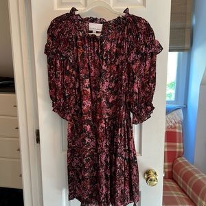 Gilner Farrar, dress in midnight, size small, baby doll fit